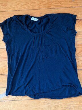 ALC, SS Pocket Tee, Wool Blend, Black, Large